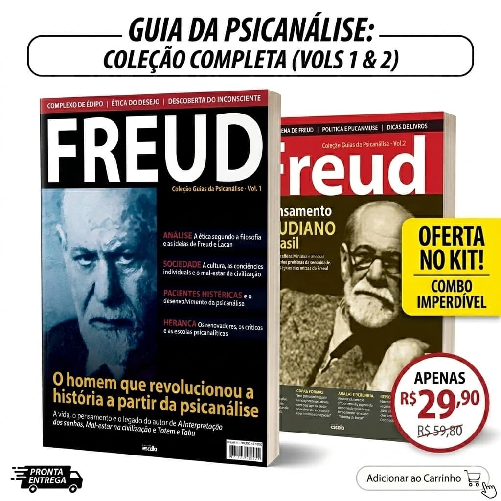 Coleção Guia Da Psicanalise C/ 2 Volumes - Freud