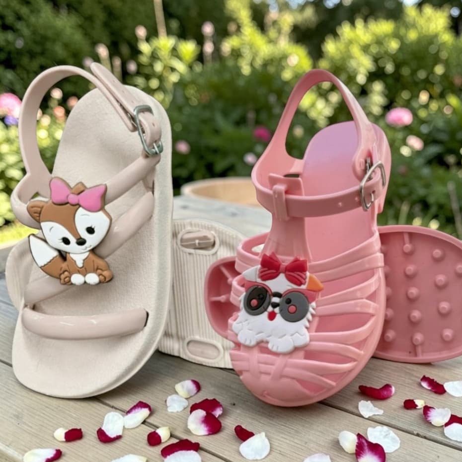 Kit 2 Pares Birk e Melissa Infantil Feminina