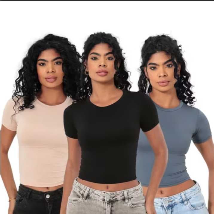 blusa feminina baby look feminina blusinha feminina casual