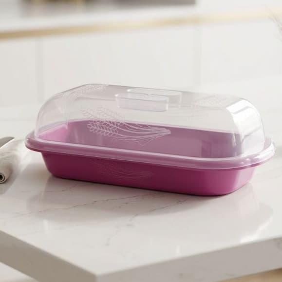 Porta Pão de Cozinha com Tampa, Organizador para Pães, Biscoitos e Bolos, Porta Pão Decorativa.