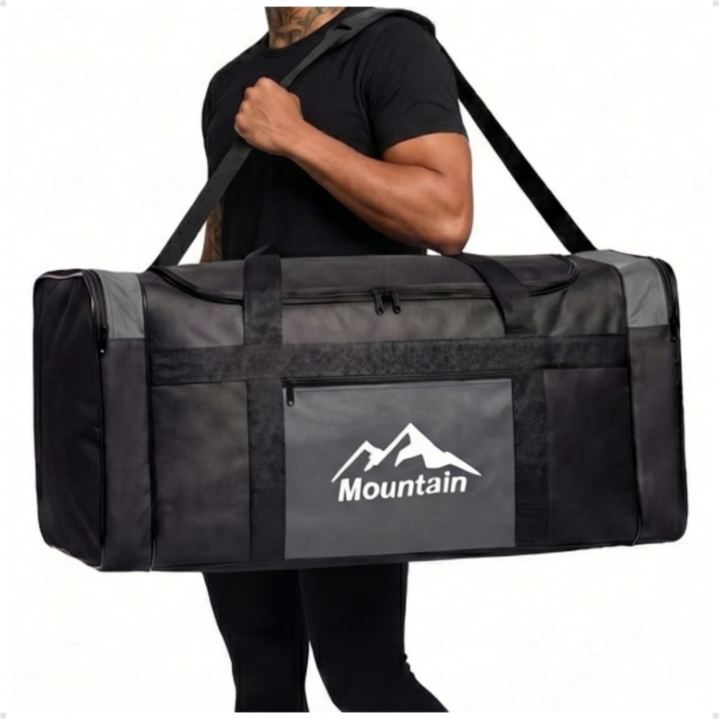 Mala de Viagem Cinza Grande Resistente Transversal Unissex 10kg 23kg Pronta Entrega Promoção