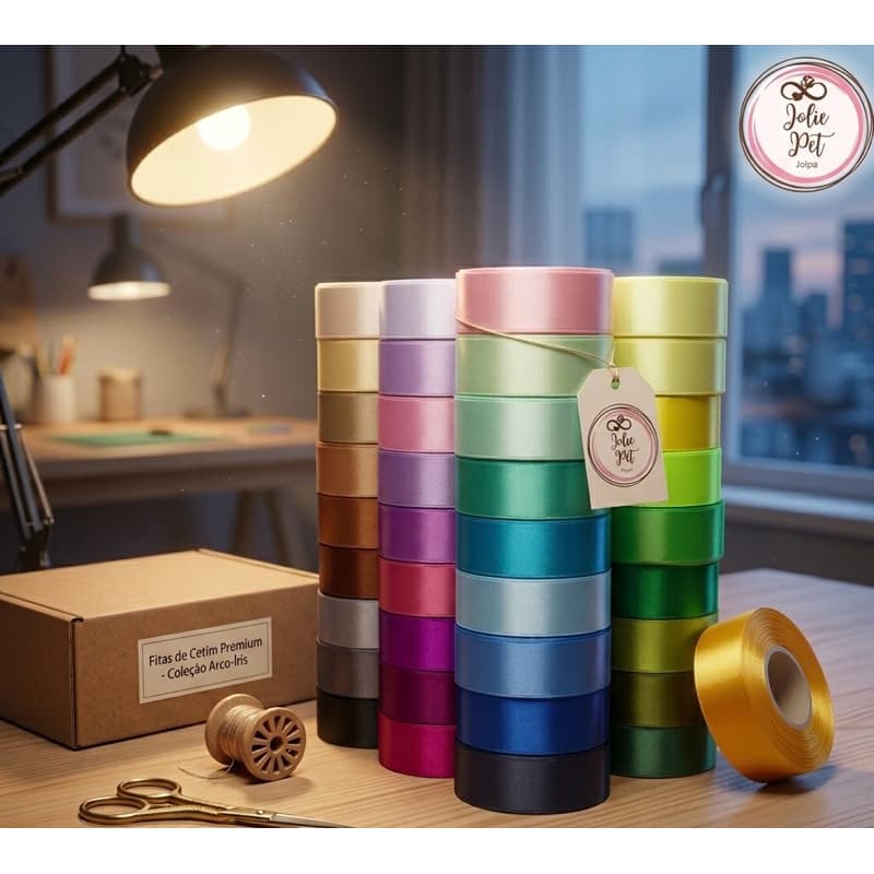 Fita de Cetim n 9 ou 5 / 23 metros para Artesanatos Laços Roupas Caixa de Presentes