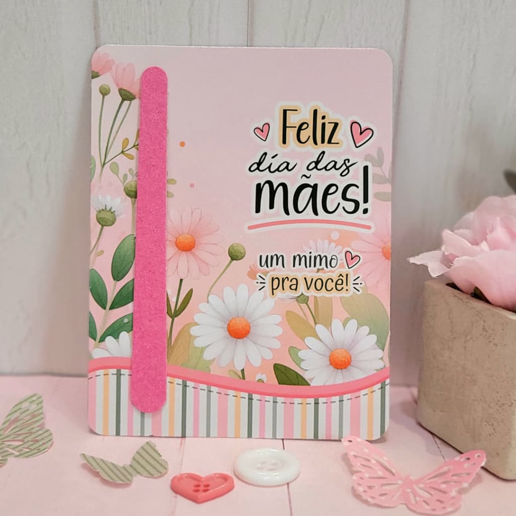 20 Card Cartão Multiuso Dia das Mães Mimo Presente Cliente