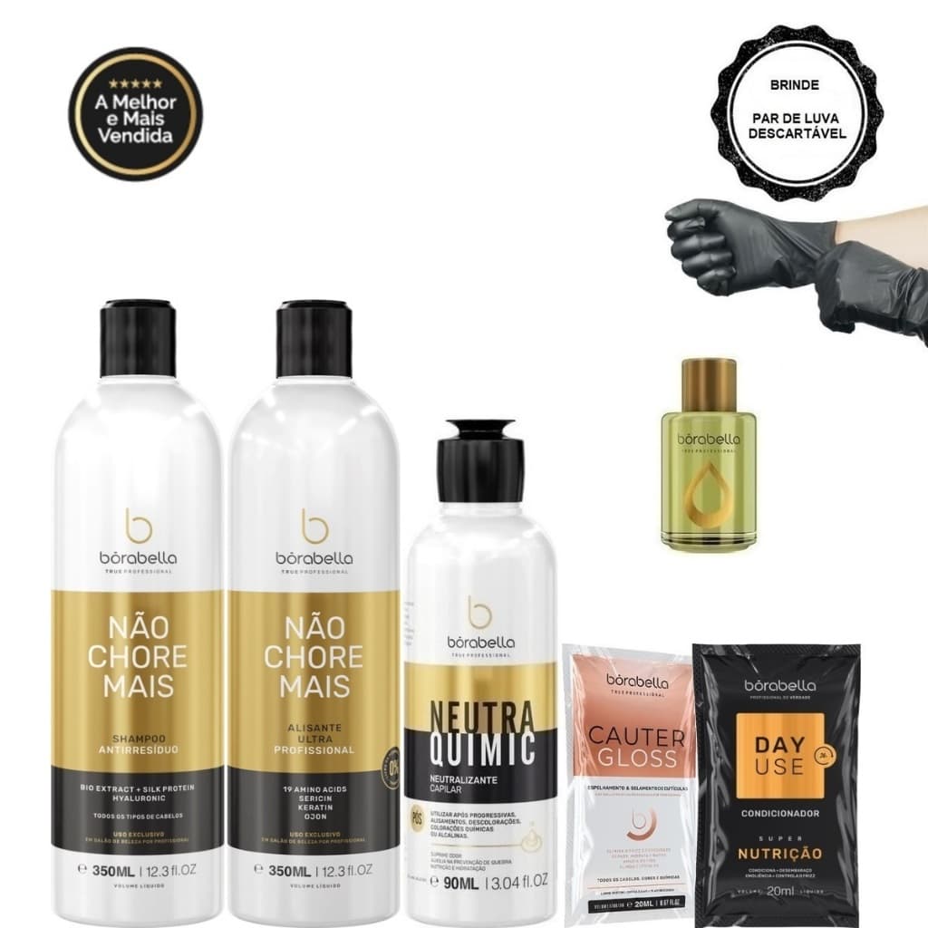 Borabella Kit Não Chore Mais 2x350ml + NeutraQuimic 90ml