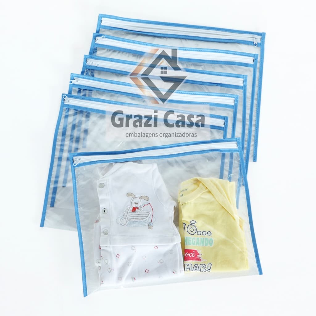 kit 10 Saquinhos  Saco  Maternidade Bebê  Organizador  Mala Multi Uso