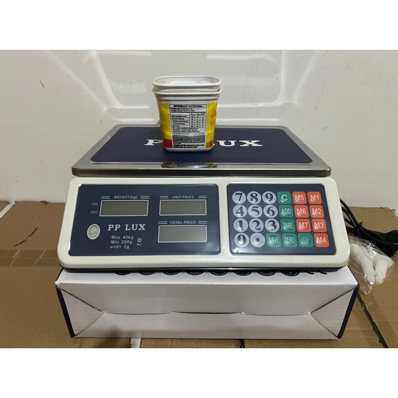 Balança Digital 40 Kg Bivolts 110/220V Eletrônica Recarregável Balança Digital Para Comercial