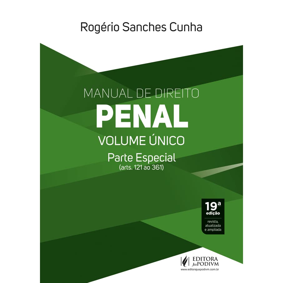 Manual De Direito Penal Parte Especial Vol Único Atualizado com a LC 225/26 - 19 Edicao 2026 Juspodivm