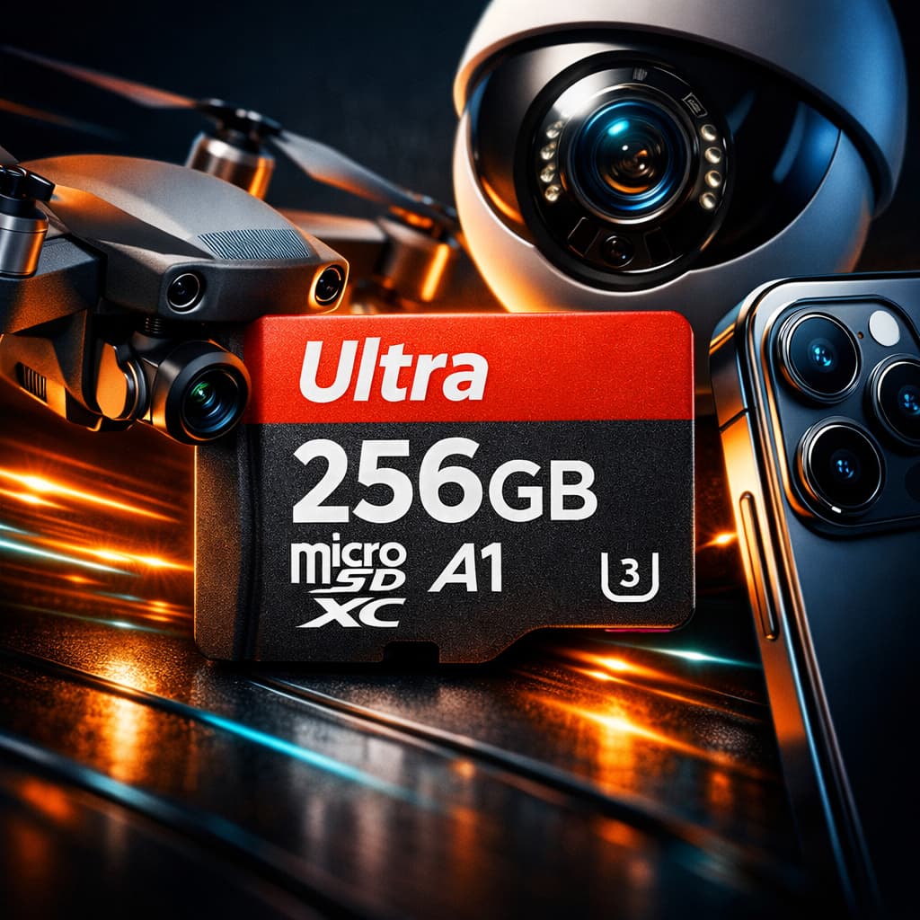 Cartão de Memória Micro Sd 256Gb 100mb/s Para Câmeras Wi-fi Nintendo Switch Drone Gopro Celular Tablet classe 10 Full HD