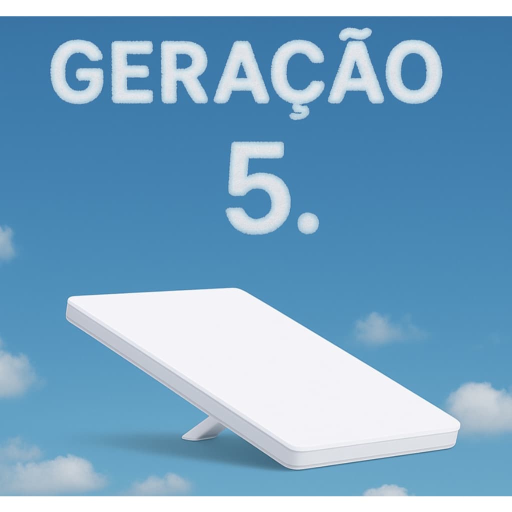 Starlink Mini 5º Geração Internet rápida Via Satélite Antena Original Nota Fiscal Garantia 12 meses.