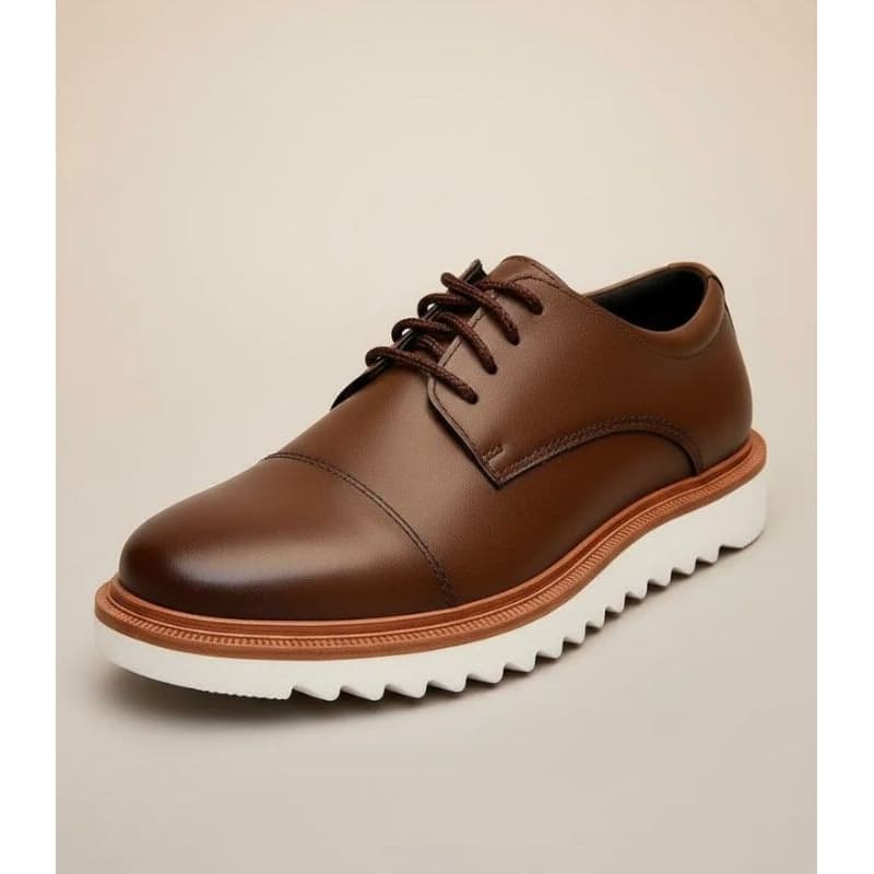 Sapato Social Oxford Super Confortável Sola tratorada