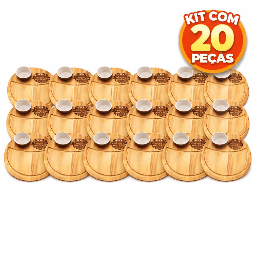 Kit 20 Tábuas Personalizadas Lanchonete, Restaurante Gravação Laser Seu Logo