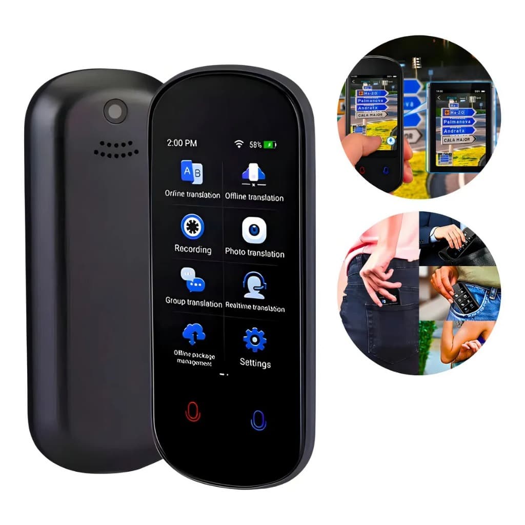 Tradutor De 138 Idiomas Em Tempo Real Portatil