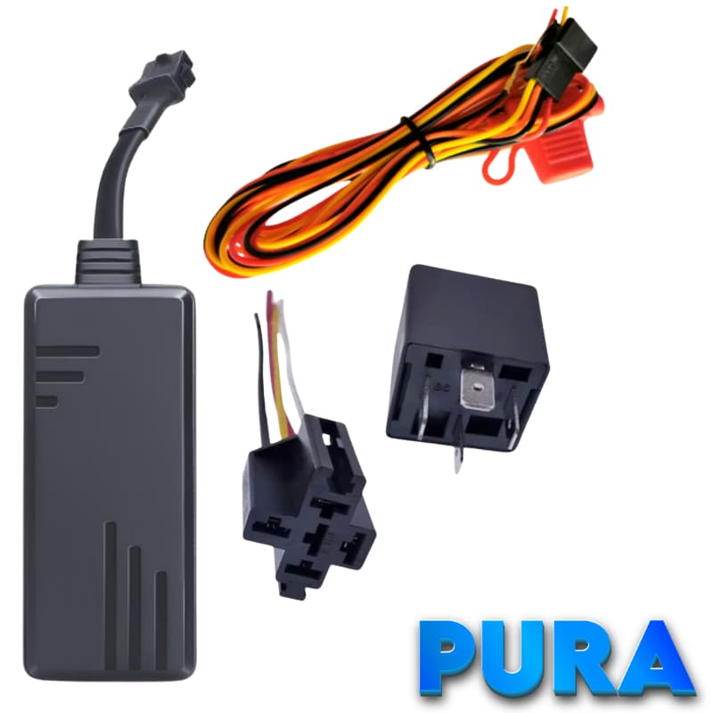 Rastreador GPS Veicular J16 + Relé | 4G PURO | Carro, Moto, Caminhão e Frotas