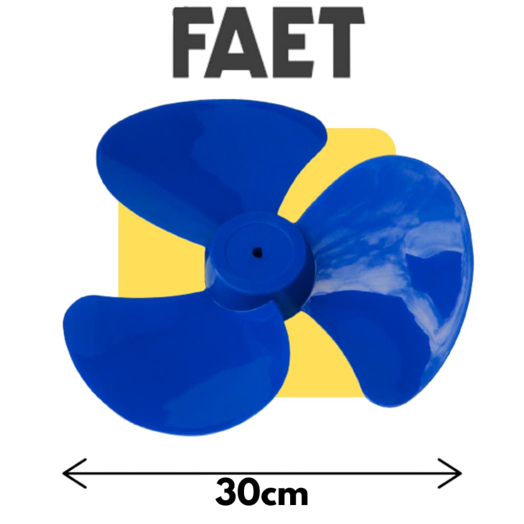 Hélice para Ventilador Faet/Ultra 30cm 3 Pás