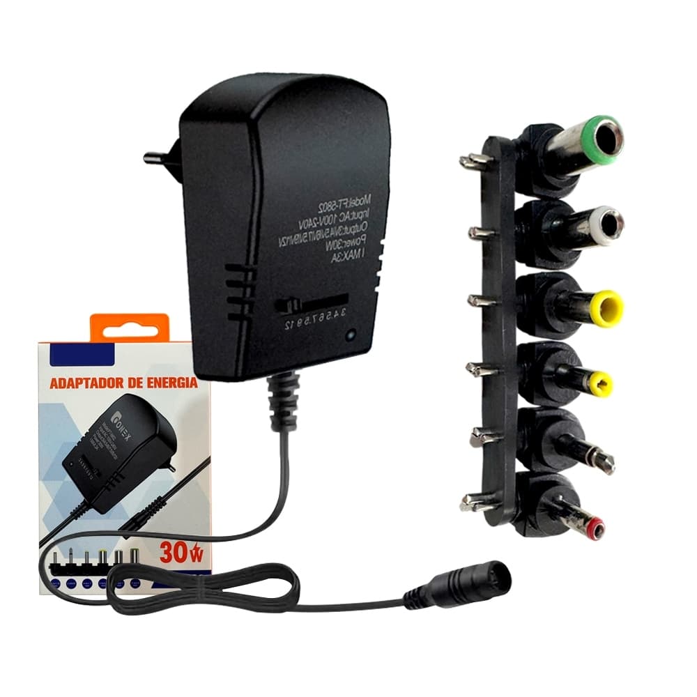 Fonte Universal Regulada 3.0a 3v 4.5v 6v 7.5v 9v 12v
