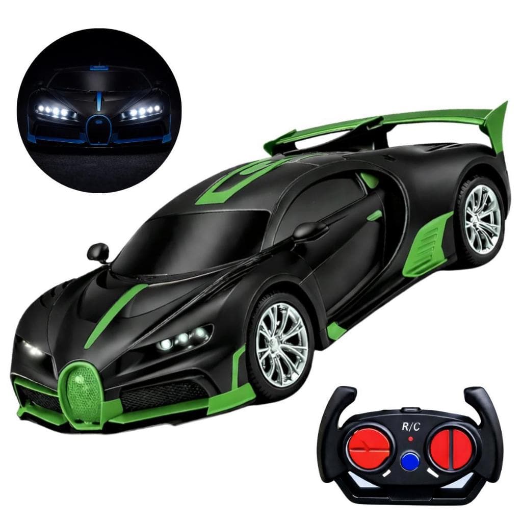 Carrinho de Controle Remoto Recarregável Esportivo Competição Ferrari Lamborghini Bugati  Velocidade