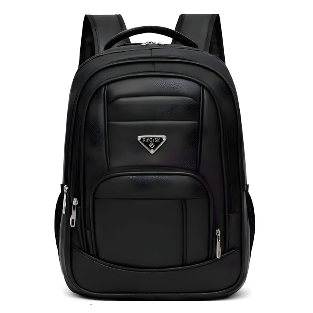 Mochila Couro Masculina Reforçada Para Notebook Escolar Excecultivo Social