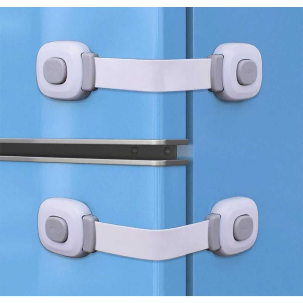 kit 2 Trava Gaveta Armário Segurança Proteção Infantil