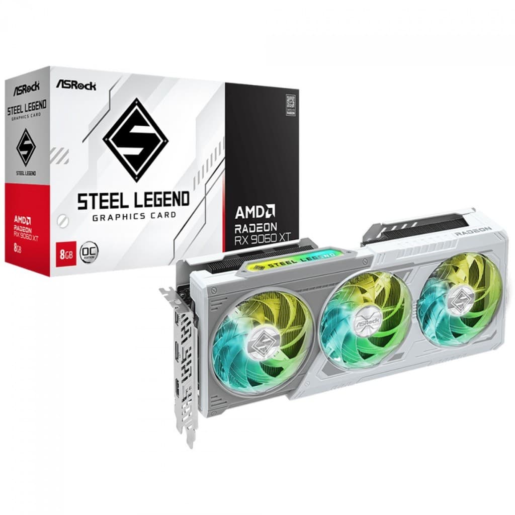 Placa de Video AMD  RX 9060 xt 8gb XFX steel legend GDDR6