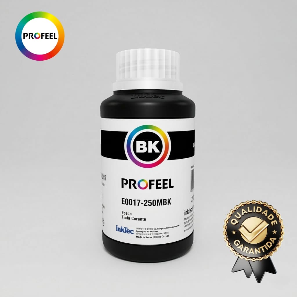 Tinta Corante Inktec Profeel 250ml Compatível Impressora Epson Série L Ecotank T544 T664