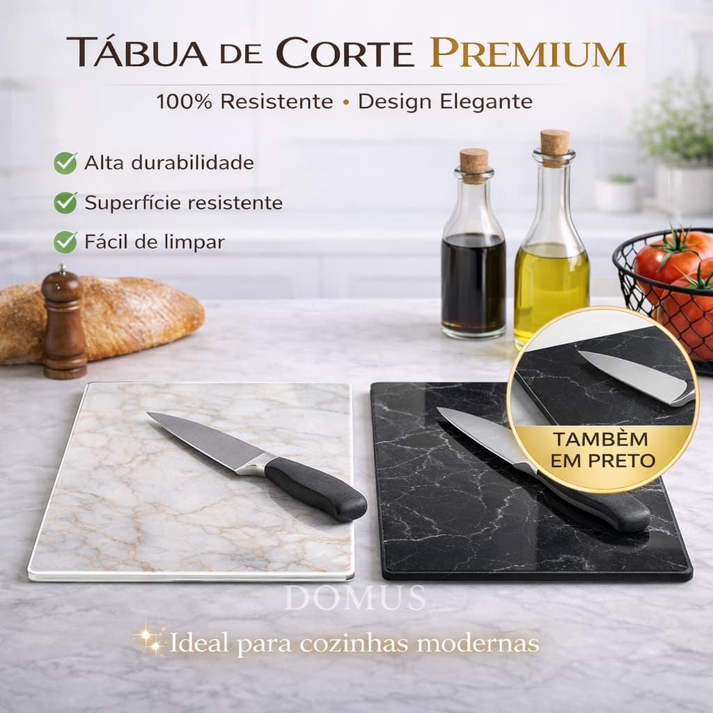 Tabua De Vidro Temperado Para Corte Sem Residuos Carnes Queijos Legumes