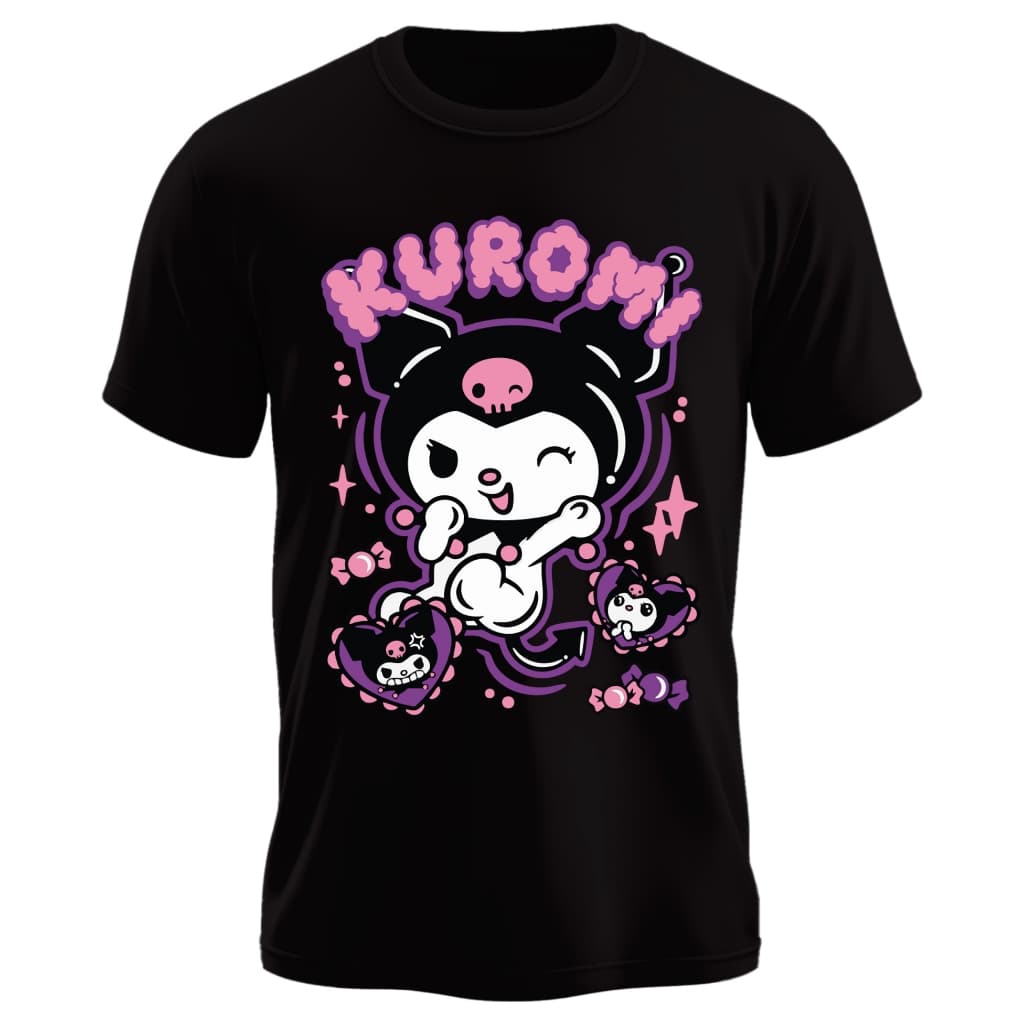 Camisa Kuromi Infantil & Juvenil ALTA Qualidade ENVIO IMEDIATO!