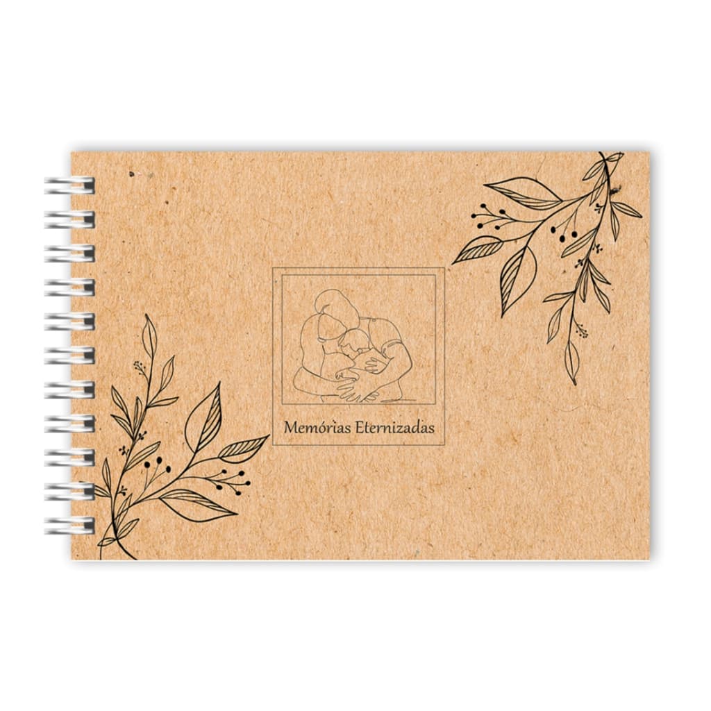 Album de Fotos Memorias Eternizadas Scrapbook Presente Capa Dura A5 15x21