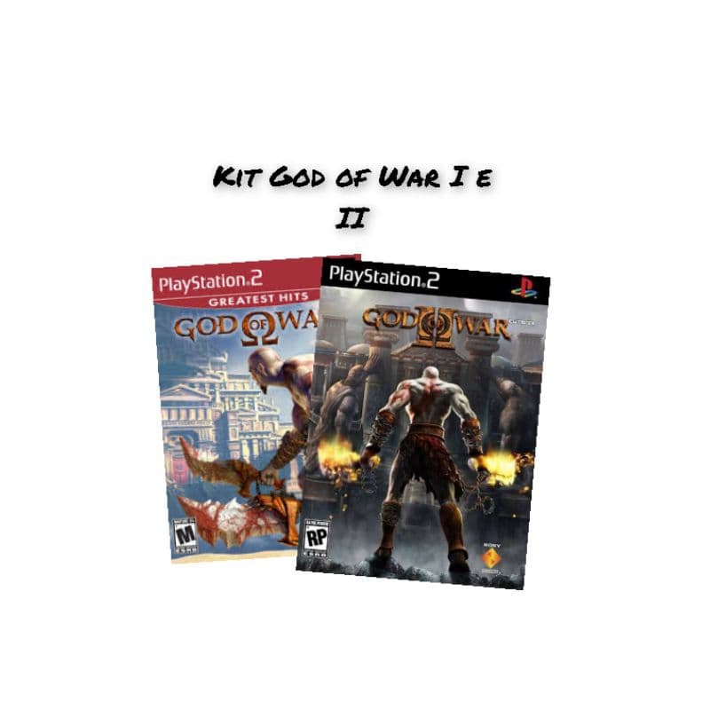 God of War 1 e 2 para PS2 - completos