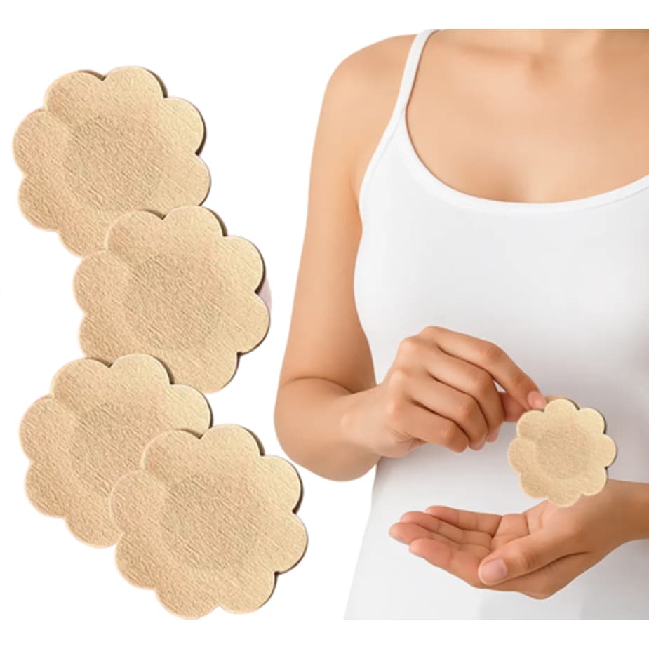 Protetor  Seios Mamilos Invisível Confortável Não Marca Roupa Alta Fixação Discreto Não Descola 6 Cm