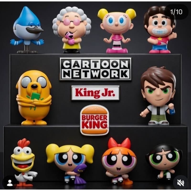 Bonecos Lacrados  Da Coleção Cartoon Network - Burger King-  2025 + 2026 (Unidade)