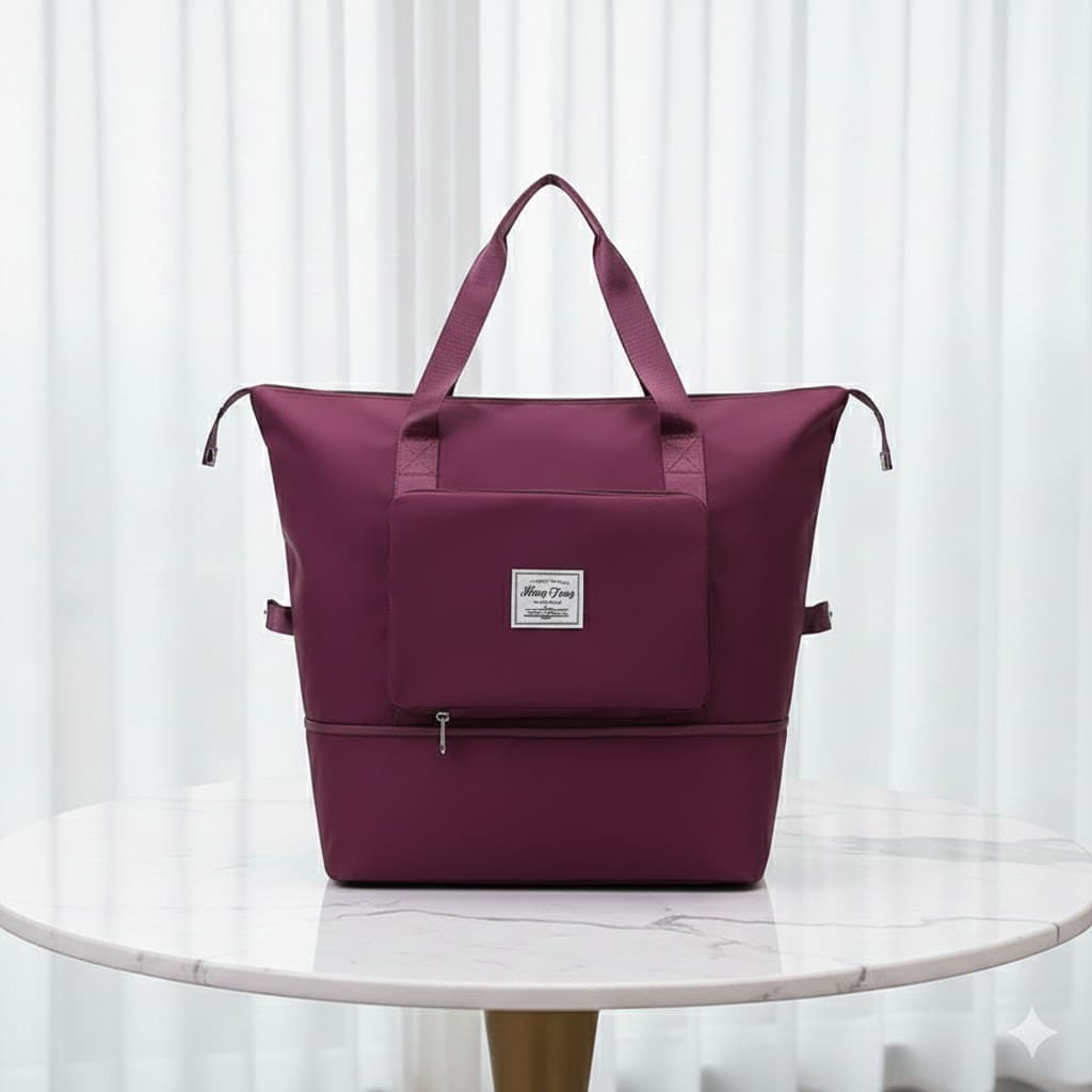 Bolsa de Viagem Dobrável Impermeável – Grande Capacidade e Multifuncional