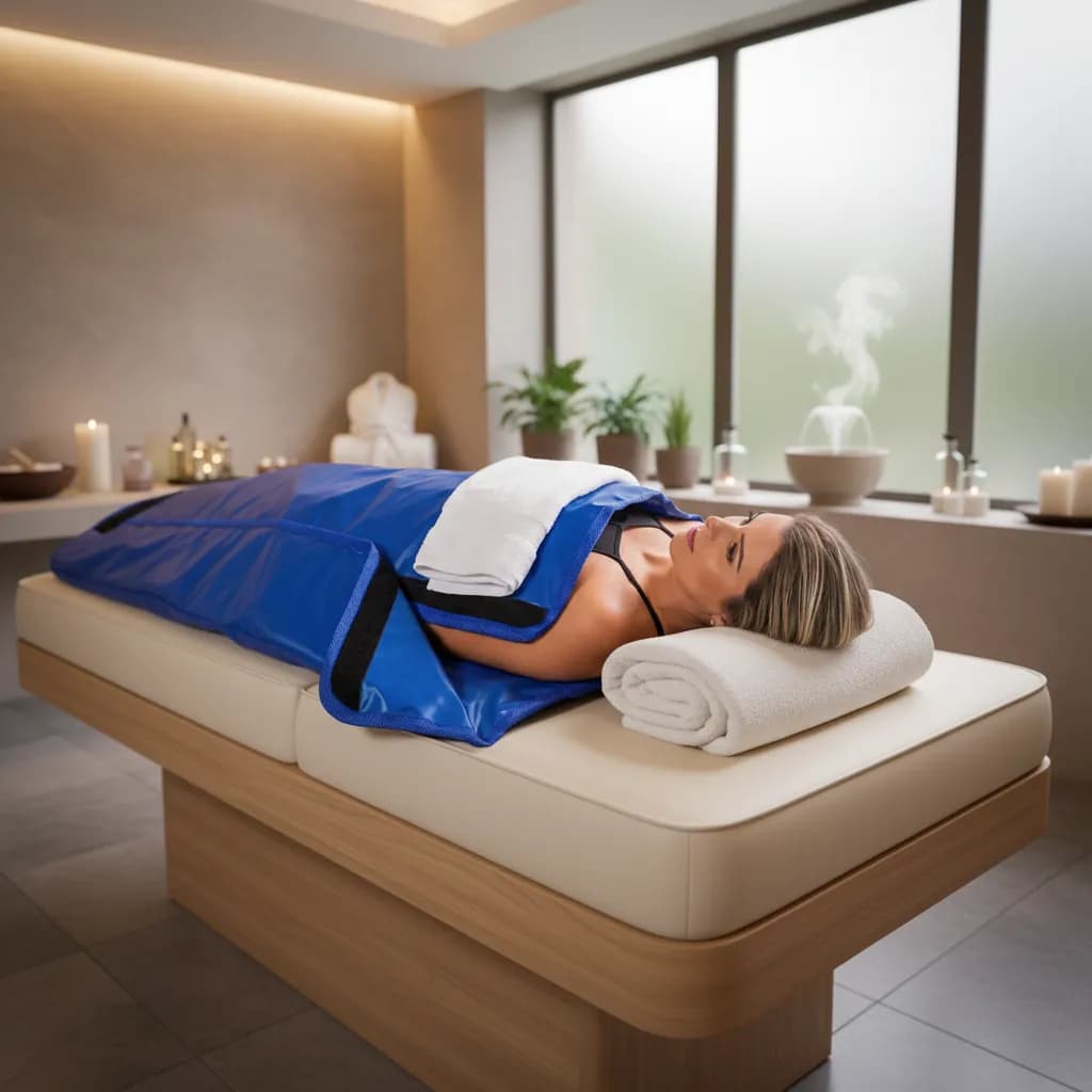 Manta Térmica Elétrica Estética Corporal Corpo Inteiro Infravermelho 150x140 cm