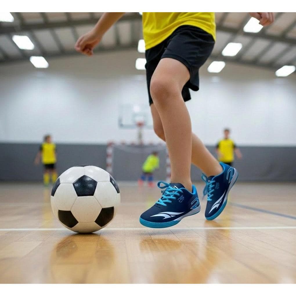 Chuteira Futsal Infantil Criança Tenis Futebol Salao Solado Costurado Quadra 26 ao 35 Envio Imediato