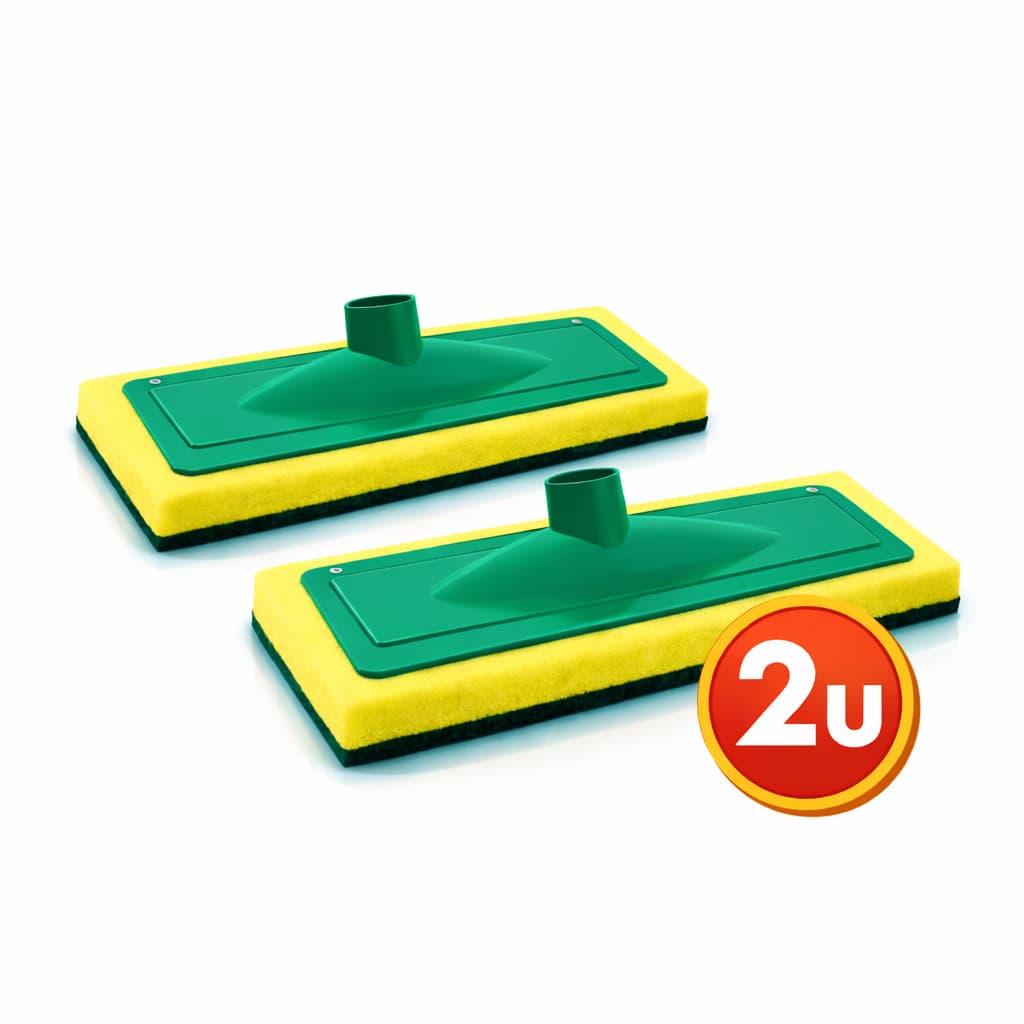 Kit 2 Rodo Abrasivo Esfregão Lava Azulejo Reforçado 26cm – Limpeza Pesada Multiuso Sem Cabo (Refil)