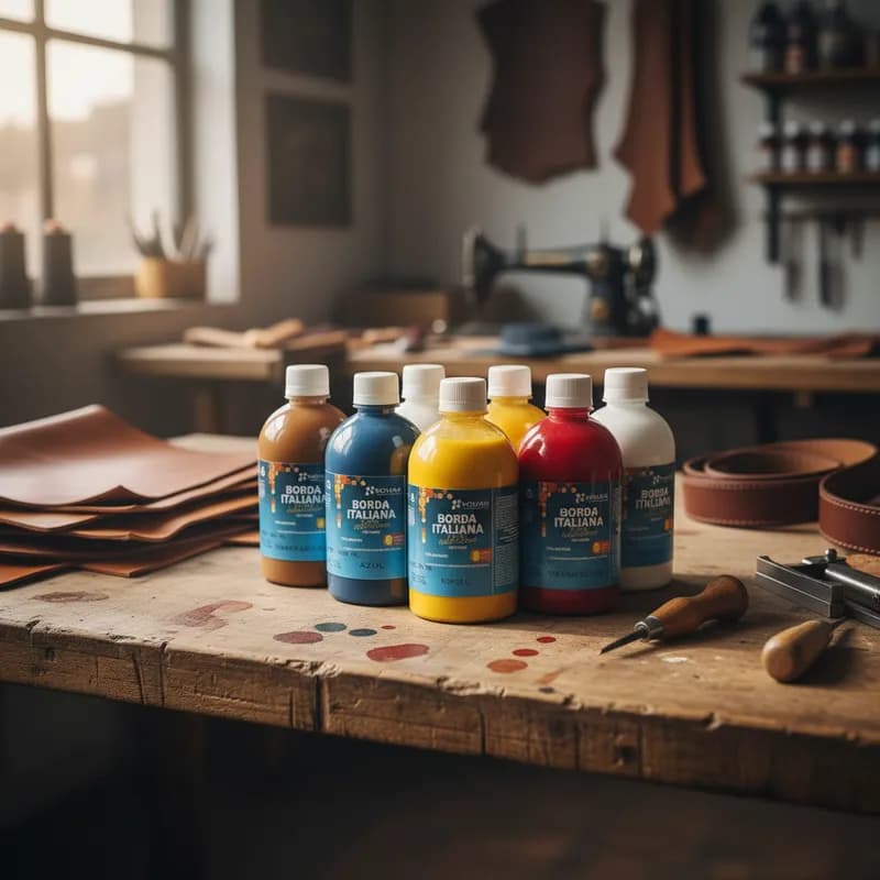 Tinta Borda Italiana – Efeito Emborrachado para Couro, Cinto, Bolsa – 450ml - Novax