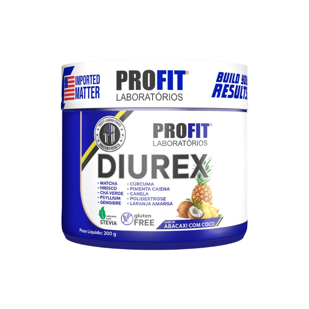 Diurex Chá Diurético Profit 200g Suplemento P/ Retenção de Líquido e Queima de Gordura