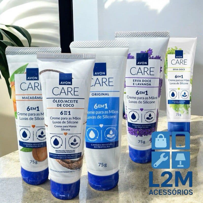 Luva De Silicone Avon Creme Protetor Para As Mãos 75g