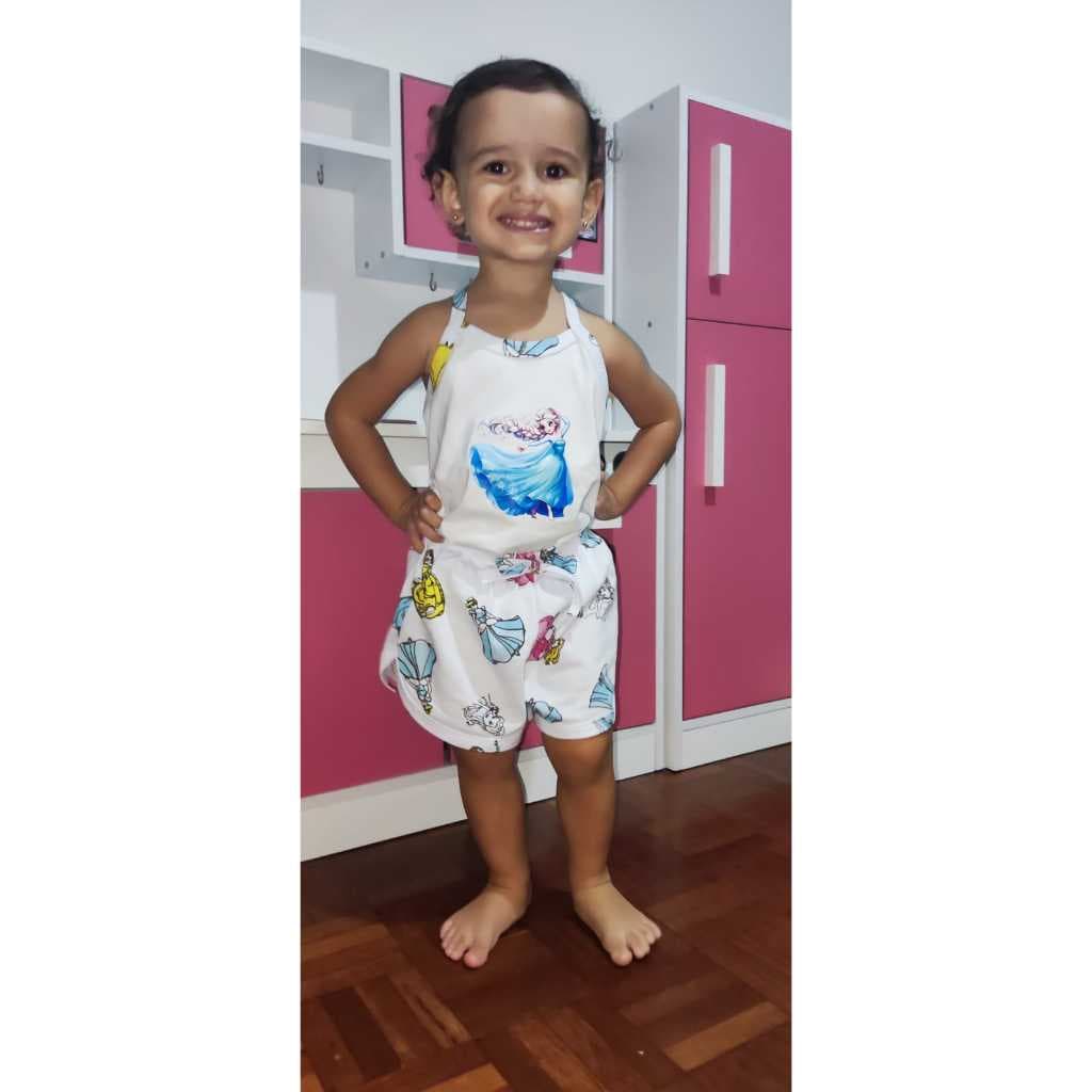 Pijama STITCH e FROZEN Infantil Verão Alcinha