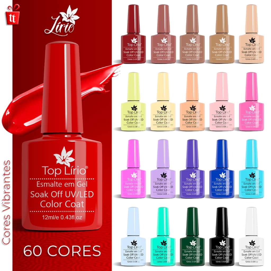 Esmaltes 24/10 Unidades De Unhas Em Gel Lirió, XD, DZ Profissional Shellac  Unha Acrigel Porcelana Manicure Pedicure