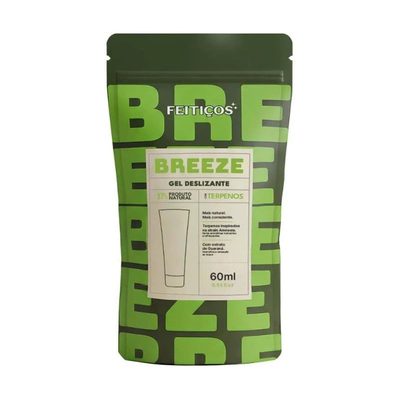 BREEZE GEL DESLIZANTE COM TERPENOS 60ML FEITIÇOS!