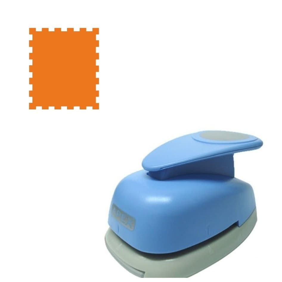 Furador Scrapbook Para Papel (Colcha de Retalhos) Quadrado Escalope/Quadrado Liso/Selo