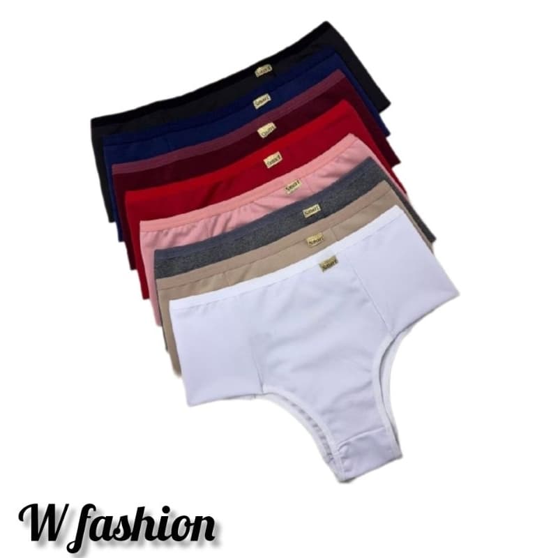 Kit 5 Calcinhas Redutora Modeladora Pala Alta Cintura Alta Conforto