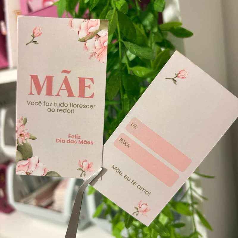 Cartão Tag dia das mães  - Pronta entrega - 25/50/100 unidades