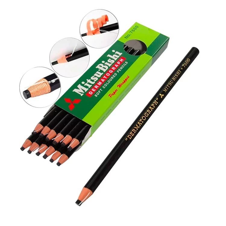 Lápis dermatográfico Mitsubishi 7600 Unidade 1 lápis (Cores Variadas)