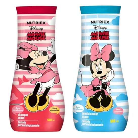 Shampoo ou Condicionador Minnie Suave 500ml - Nutriex