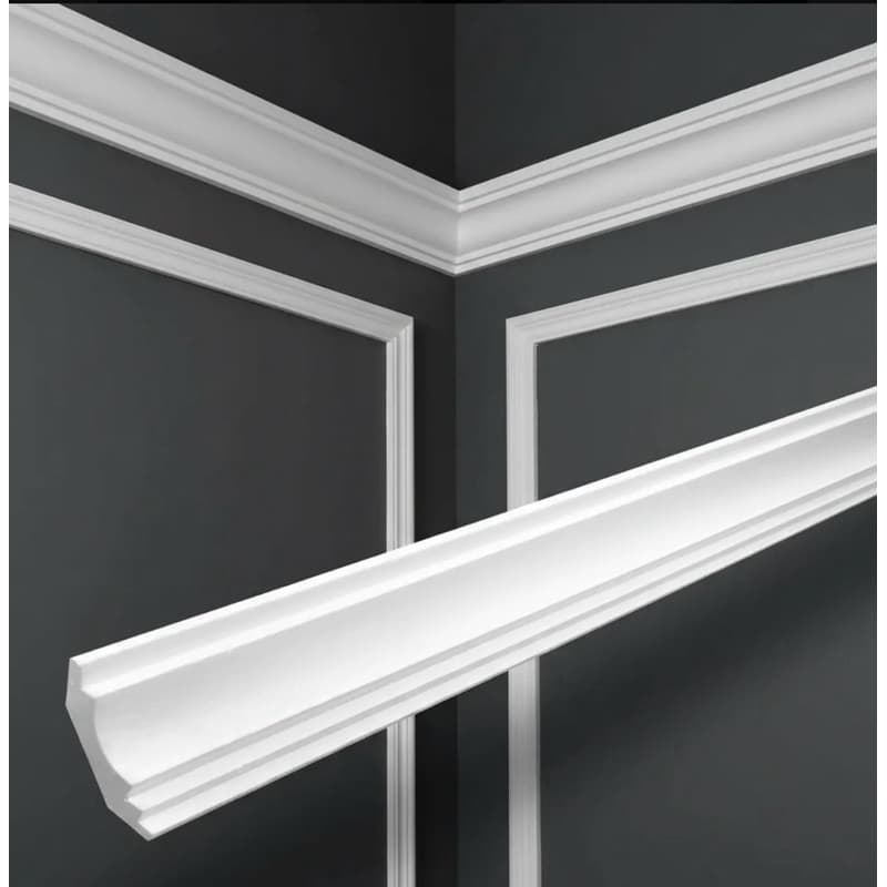 Sanca kit 15 Metros Moldura de isopor Roda Teto e Roda Forro Em isopor.