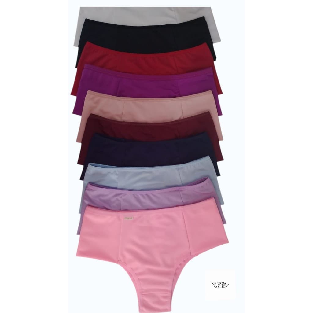 Kit 3 Calcinha Gestante Pós Parto Pala Lateral Dupla