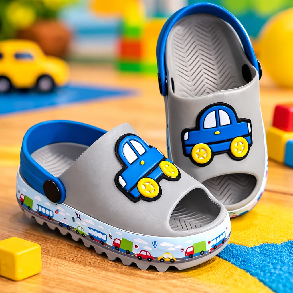 Sandalia Babuche Infantil Bebe Menino Lançamento Escola Dia a Dia