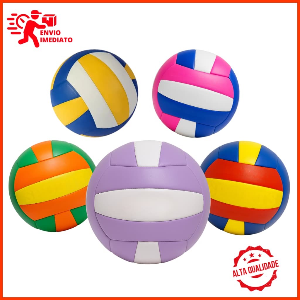 Bola Vôlei Praia Quadra Areia Tamanho Oficial N5 Profissional Voleibol Cores Sortidas