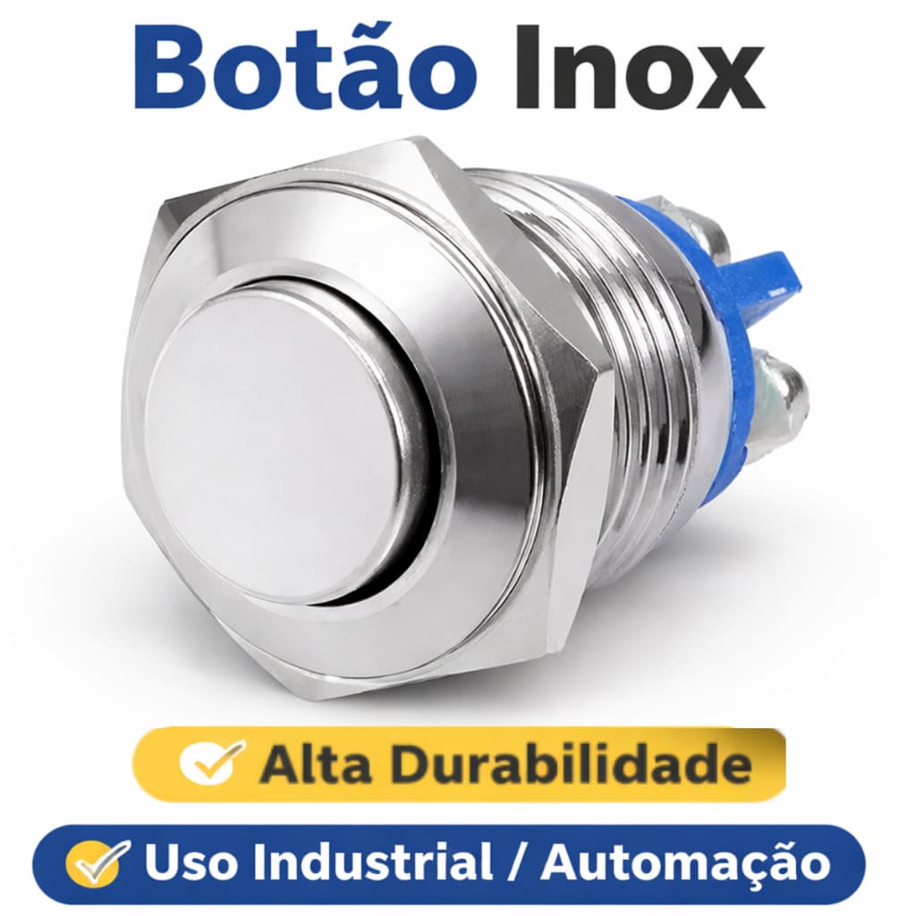 Kit Botões LIGA E DESLIGA  1UN, 2UN, 3UN, 4UN OU 5UN SEM LED | ENVIO RÁPIDO